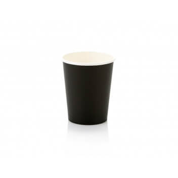 Paper Cup With Lids Black