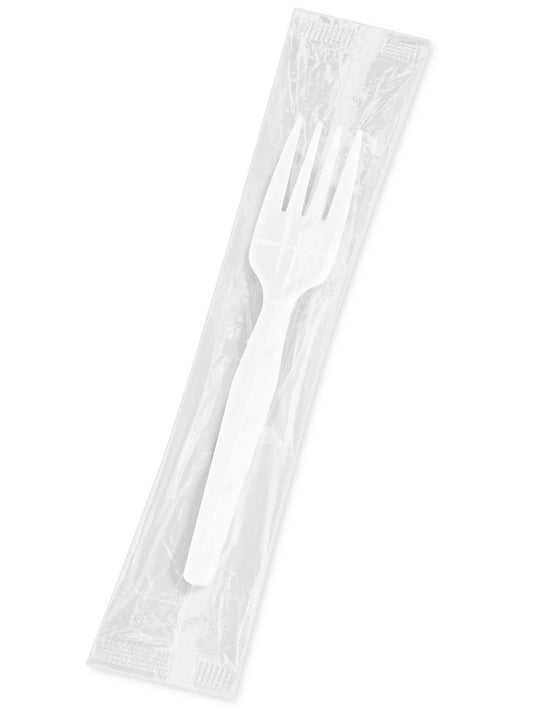 Plastic Fork Wrapped (200/Pack)